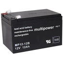 Baterija akumulatorska MULTIPOWER MP12-12B 12V 12Ah F6.3 151x99x95 mm