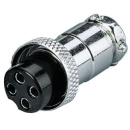 Konektor mikrofonski 4-pin  (ž) za kabel