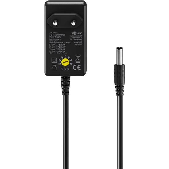 Adapter switch. DC 3-12 V 1A, sa 11 konektora + USB 64568 Adapter switch. DC 3-12 V 1A, sa 11 konektora + USB 64568