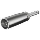 Adapter GOOBAY, 6.35mm TS (M) na XLR3 (M), bulk