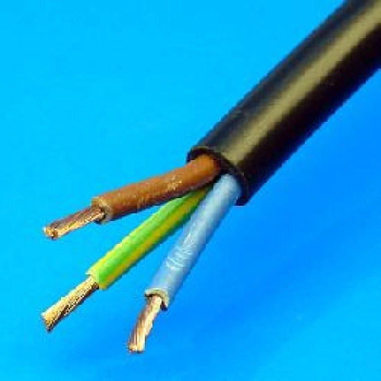 Kabel mrežni 3x2.5 mm2, PPL, 1m, bijeli Kabel mrežni 3x2.5 mm2, PPL, 1m, bijeli