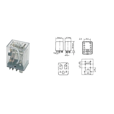 Relej 220VAC 10A  JQX - 13 F   - Releji i pribor