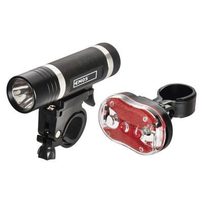 Baterijska svjetiljka za bicikl, prednja + stražnja, EMOS  P3920   - Baterijske svjetiljke
