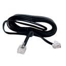 Kabel telefonski/ADSL RJ11 (M) > RJ11 (M) 6/4, 2m, crni