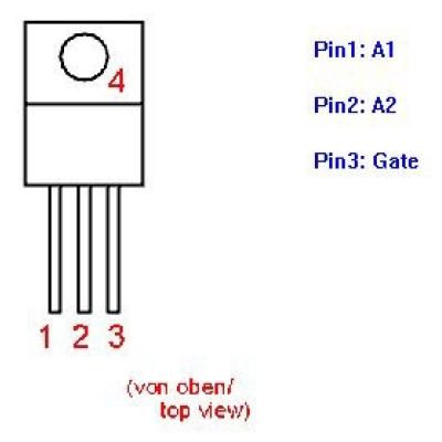 Triac 16A 600V - BTA16-600BRG   - Tranzistori, tiristori i triaci