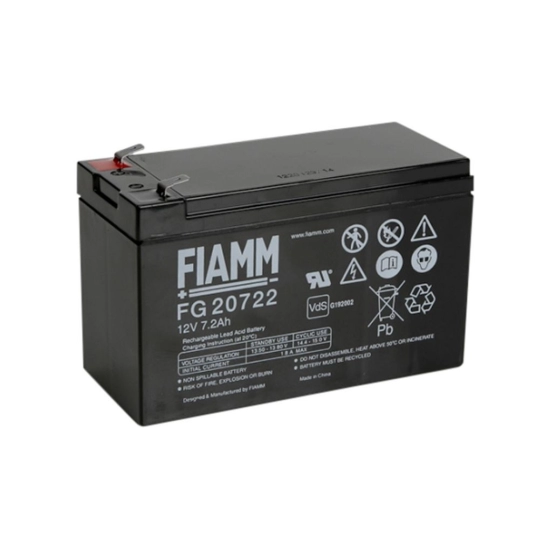 Baterija akumulatorska FIAMM FG 20722, 12V, 7.2Ah, F6.3, 151x65x94 mm
