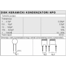 kondenzator keramički 3300 pF     RM 5MM