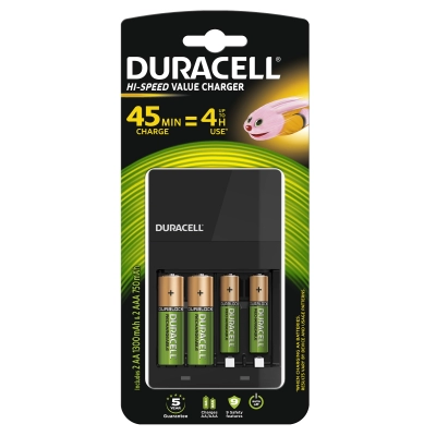 Punjač baterija CEF 14 ( sa 2xAA i 2xAAA baterije ), Duracell    - Duracell