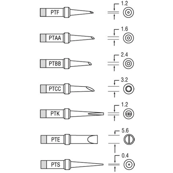 WELLER VRH PT-K8 1,2mm          54117899