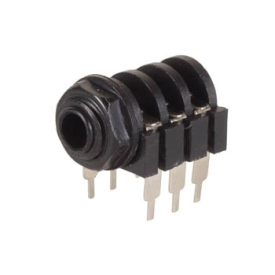 Konektor 6.35mm TRS (Ž) za pločicu