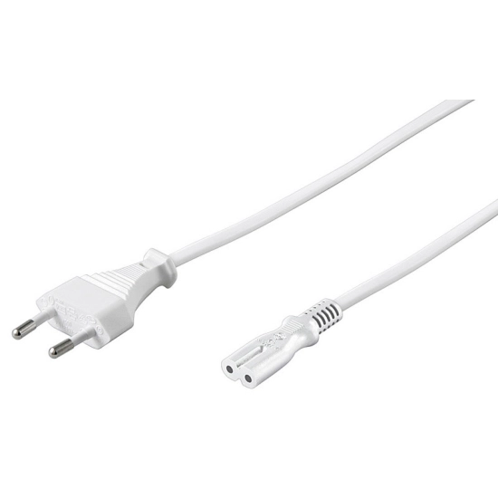 Kabel mrežni za kazetofon NEDIS, 2m, bijeli Kabel mrežni za kazetofon NEDIS, 2m, bijeli