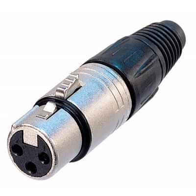 Konektor XLR 3-pin (ž) za kabel, NTR-NC3FX NEUTRIK   - Adapteri