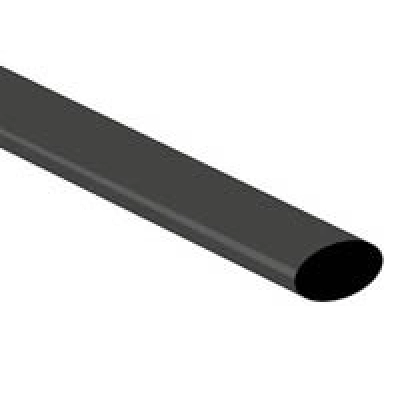 Bužir termo, 9.5mm, crni, 2:1, 1 metar   - CYG