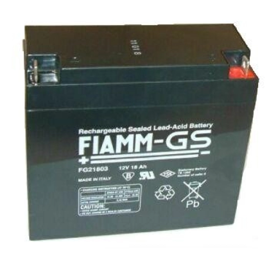 Baterija akumulatorska FIAMM FG 21803, 12V, 18Ah, 180x76x167 mm