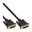 Kabel INLINE, DVI-D (M) na DVI-D (M), DVI 24+1 Dual link, 10m