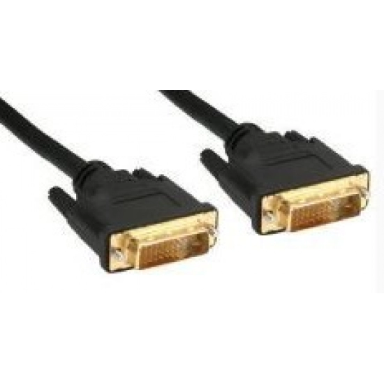 Kabel INLINE, DVI-D (M) na DVI-D (M), DVI 24+1 Dual link, 10m