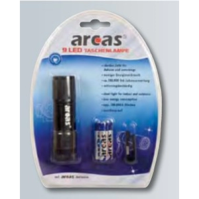 Baterijska svjetiljka 9 LED Arcas