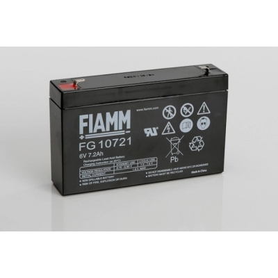 Baterija akumulatorska FIAMM FG 10721, 6V, 7.2Ah, 151x34x94 mm   - Akumulatorske baterije