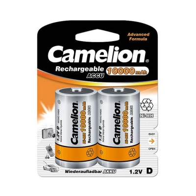 Baterija NI-MH Camelion1.2V 10.0 Ah blister 2 kom D LR20    - Punjive baterije