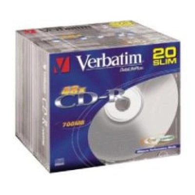 Medij CD-R VERBATIM 43347, 80min, slim, 1 komad - Mediji Medij CD-R VERBATIM 43347, 80min, slim, 1 komad - Mediji