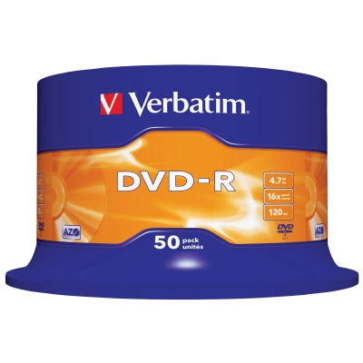 Medij DVD-R VERBATIM 43548, 16x, spindle 50 komada   - Mediji