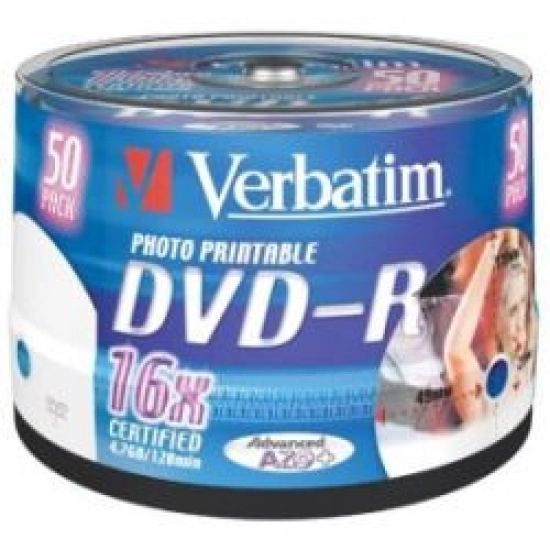 Medij DVD-R VERBATIM 43548, 16x, spindle 50 komada