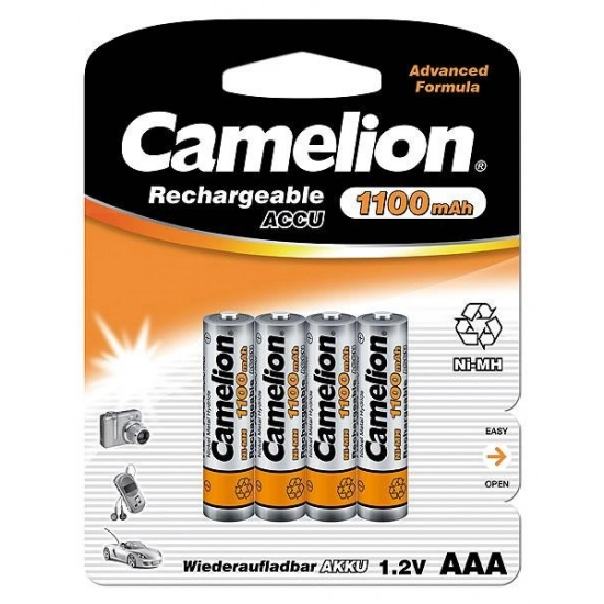Baterija NI-MH 1,2V 1,1 Ah AAA 4 kom,  Camelion