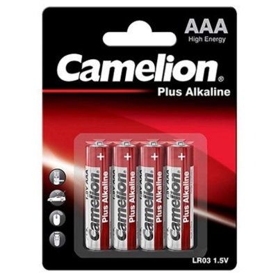Baterija alkalna 1,5V AAA, blister 4 kom,  Camelion   - Jednokratne baterije