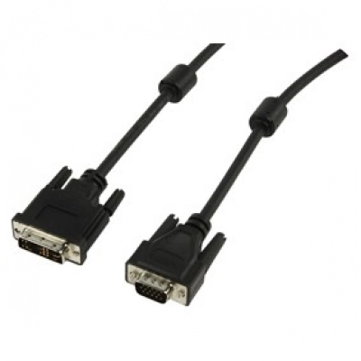 Kabel INLINE, DVI-I (M) na VGA (M), DVI-A 12+5, 3m   - Video kabeli