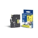 Traka BROTHER za P-touch, TZE611, 6mm, žuta/crna
