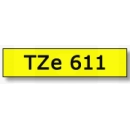 Traka za P-touch 6mm (žuta/crna) TZE611