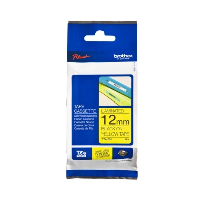 Traka BROTHER za P-touch, TZE631, 12mm, žuta/crna - Printeri naljepnica i pribor Traka BROTHER za P-touch, TZE631, 12mm, žuta/crna - Printeri naljepnica i pribor