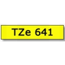 Traka za P-touch 18mm (žuta/crna) TZE641