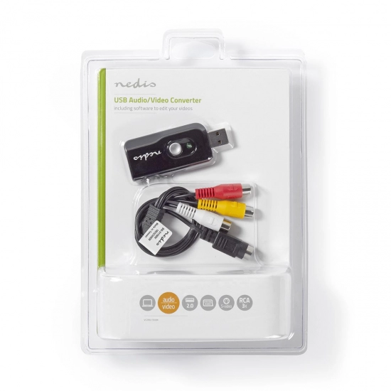 Video Grabber NEDIS A/V cable, Scart, Software Included , USB 2.0