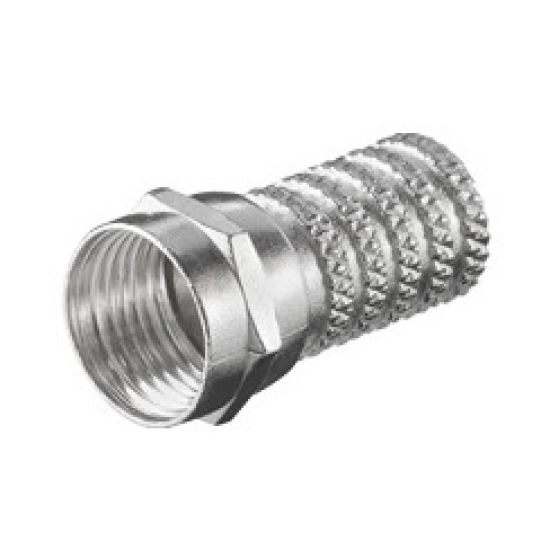 Konektor antenski F, muški za kabel, 6 mm Konektor antenski F, muški za kabel, 6 mm