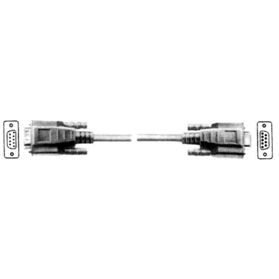 Kabel DELOCK, serijski RS-232 DB9 (M) na DB9 (Ž) 1:1, 2m