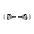 Kabel INLINE, serijski RS-232 DB25 (M) na DB25 (M) 1:1, 2m