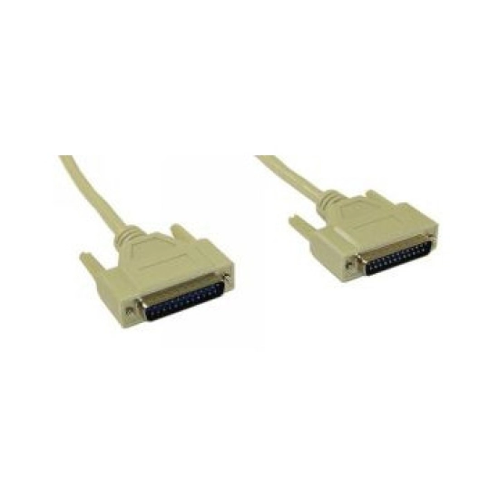 Kabel INLINE, serijski RS-232 DB25 (M) na DB25 (M) 1:1, 2m