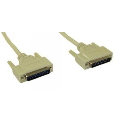 Kabel INLINE, serijski RS-232 DB25 (M) na DB25 (M) 1:1, 2m   - Podatkovni kabeli