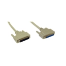 Kabel INLINE, serijski RS-232 DB25 (M) na DB25 (Ž) 1:1, 3m