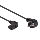 Kabel PEREL NET1CG2, mrežni EURO, kutni, 2.5m  