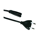 Kabel mrežni za kazetofon NEDIS, 2m, crni