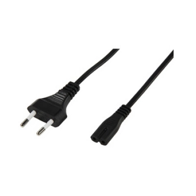 Kabel mrežni za kazetofon NEDIS, 2m, crni  
