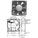 Ventilator 220V  92x25 mm,  Sunon SF23092A2092HST