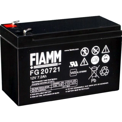Baterija akumulatorska FIAMM FG 20721 12V 7.2Ah F4.8 151x65x94 mm   - Fiamm