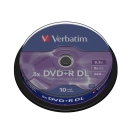 Medij DVD+R VERBATIM DL 43562/43666, 2x, spindle 10 komada