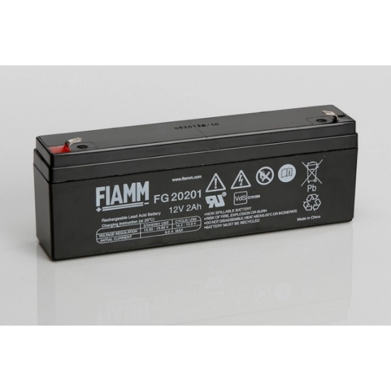 Baterija akumulatorska FIAMM FG 20201, 12V, 2Ah, 178x34x60 mm