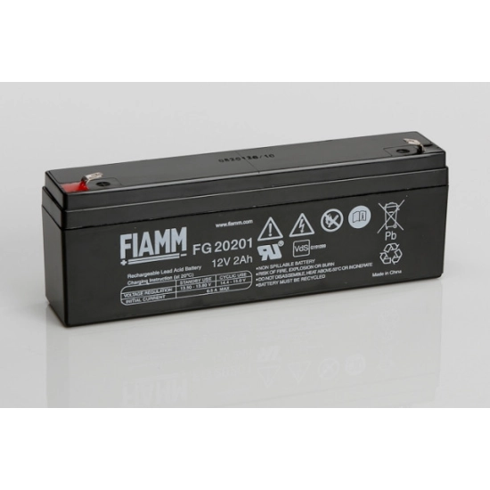 Baterija akumulatorska FIAMM FG 20201 12V 2Ah F4.8 178x34x60 mm Baterija akumulatorska FIAMM FG 20201 12V 2Ah F4.8 178x34x60 mm