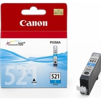 Tinta CANON CLI-521C, cijan, za Canon Pixma iP3600/4600, MP540/620/630