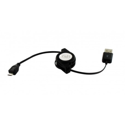 Kabel USB TnB  4P flat 80cm retract 32794 - (A)   - TnB